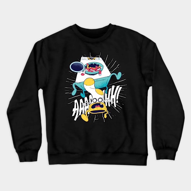 WASHING MACHINE MONSTER Crewneck Sweatshirt by madeinchorley